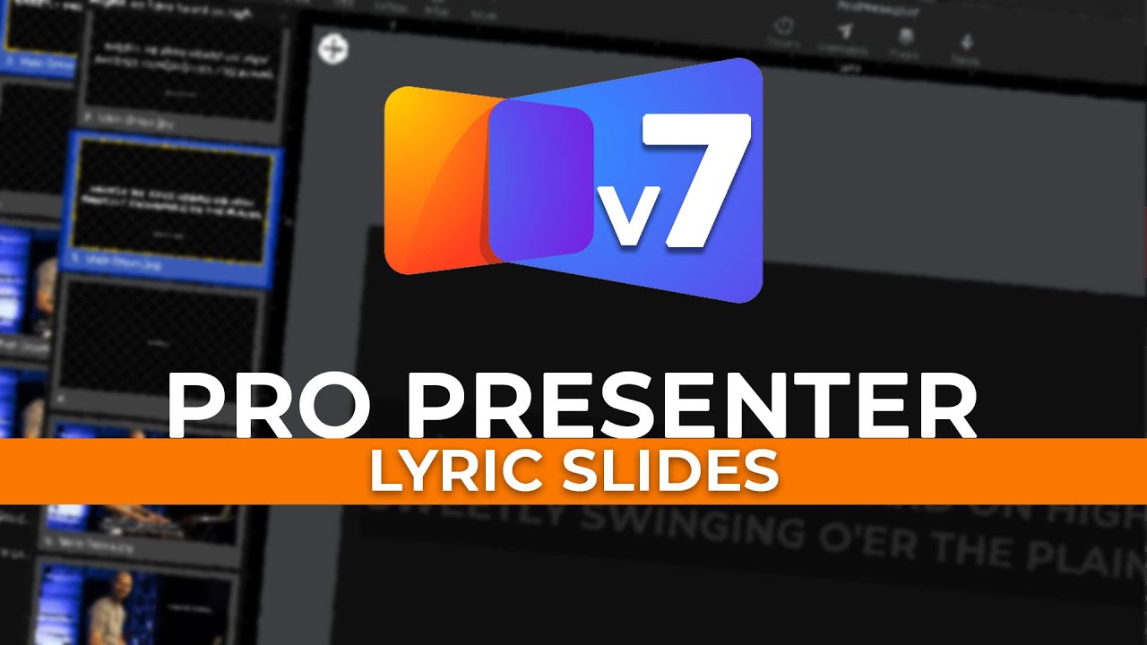 ProPresenter 7 | Лучшие практики для слайдов с текстами песен