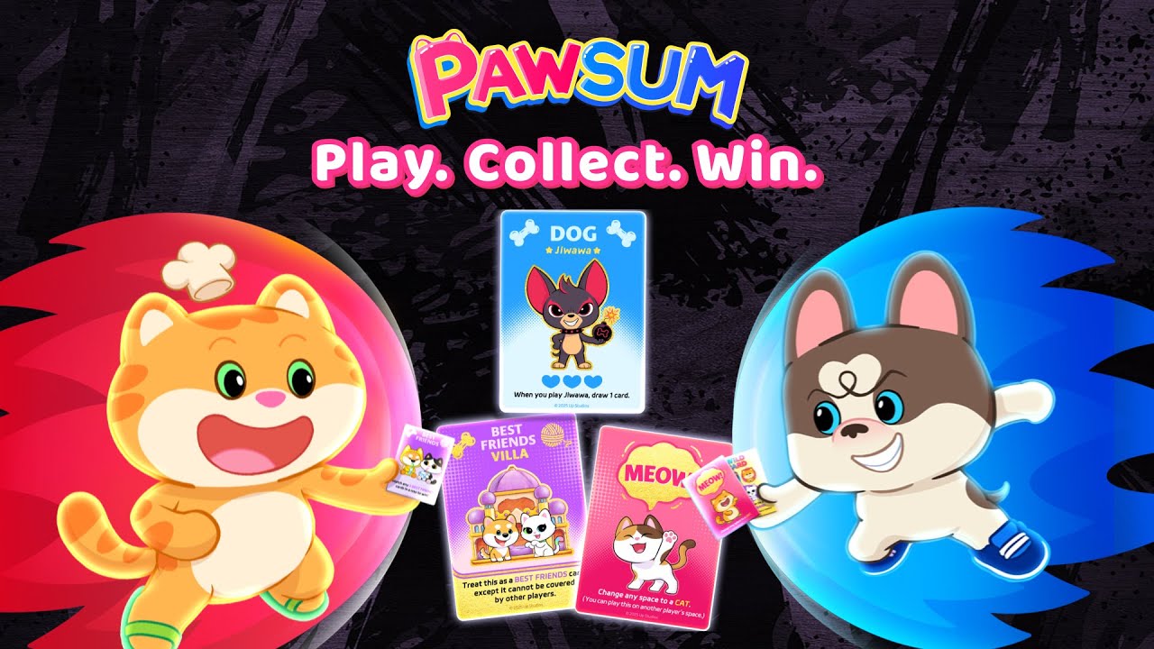 Новая карточная игра PAWSUM уже на Kickstarter!🎉🎉🎉