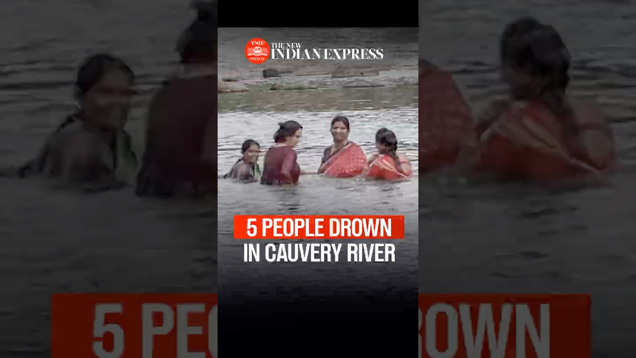 Five of family drown in Cauvery River while posing for photos in Karnataka's Mandya