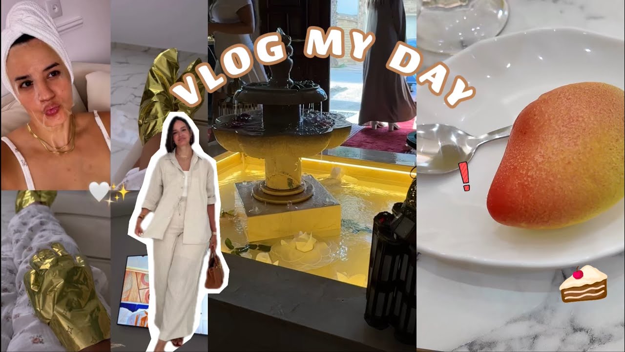 VLOG MY DAY✨فلوغ دلع واهتمام💆🏻‍♀️  شاركت معاكم مطعم سمك 🎣 