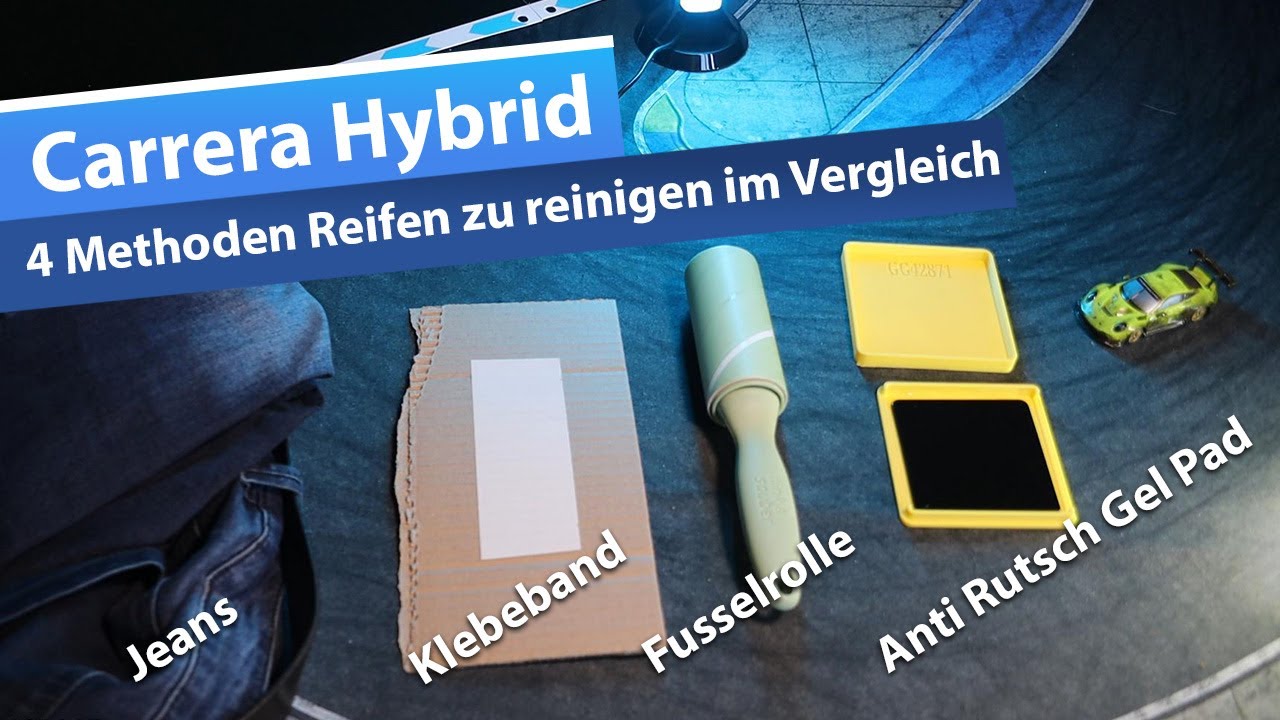 Carrera Hybrid: Reifen reinigen - 4 Methoden im Vergleich! 🚗💥🔬