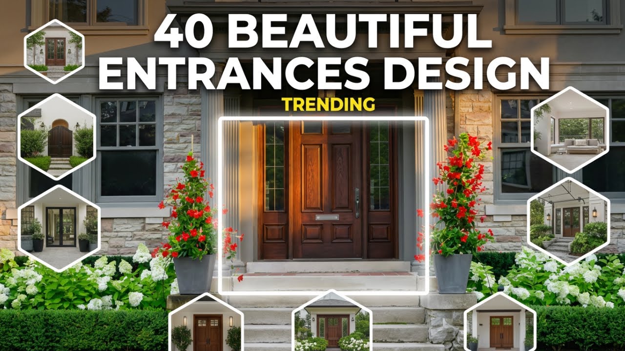 40 Best House Entrance Design Ideas | modern door design Makeover