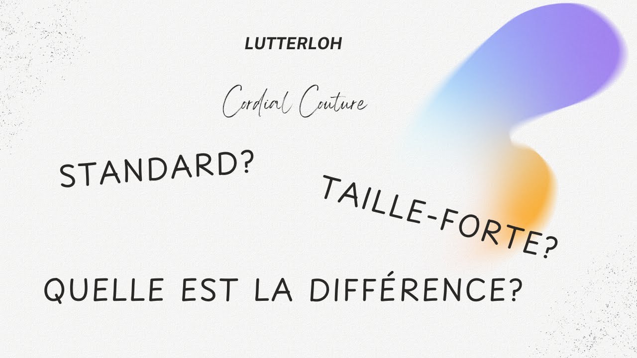 La Coupe d'Or | Analyse comparative d'un patron de pantalon standard et taille-forte | Ep 10 (Fr)