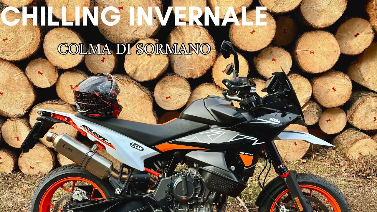Colma di Sormano con la kappona | KTM 890 SMT – chilling invernale