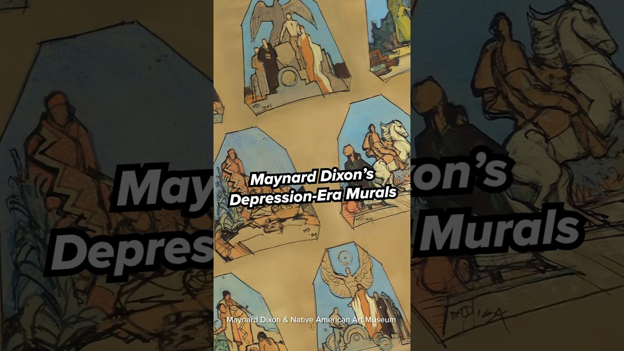 Maynard Dixon&rsquo;s Depression-Era Mural Studies