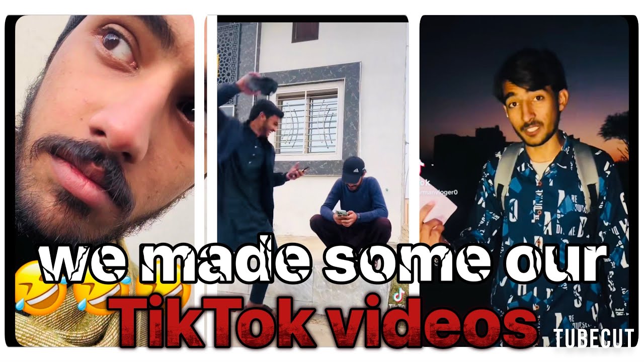Our making TikTok videos/ funny viral vlog 😜