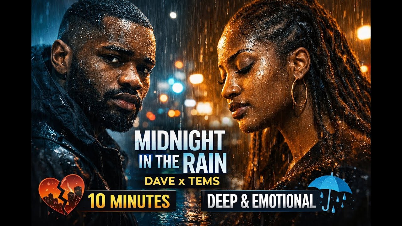 UK Rap Meets Soul: Midnight in the Rain (Dave x Tems Inspired Visual)
