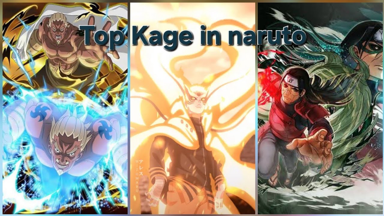 Top kage from weakest to strongest