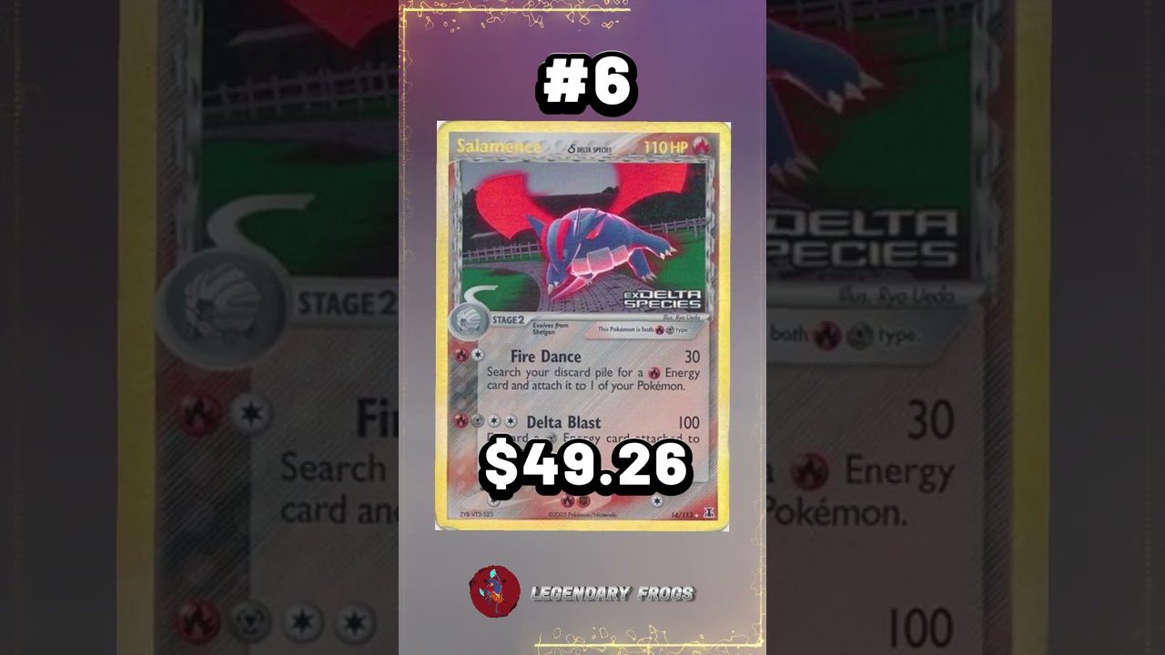 Top 10 Salamence Cards #shorts #salamence #pokemoncards