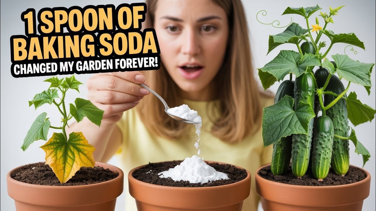 1 Spoon of Baking Soda Changed My Garden Forever!