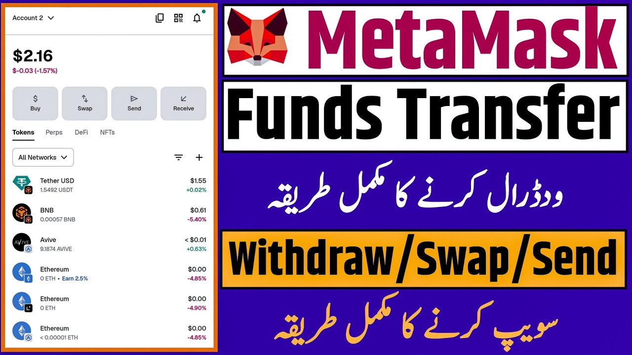 MetaMask Withdrawal Funds Transfer To Other Wallet 😲| MetaMask Se Withdrawal Kaise Kare Swap Method✅