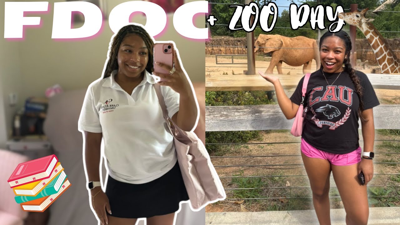 First Week of COLLEGE!  + Zoo Day 🦒 | Clark Atlanta University || ALEXIS MARIAH