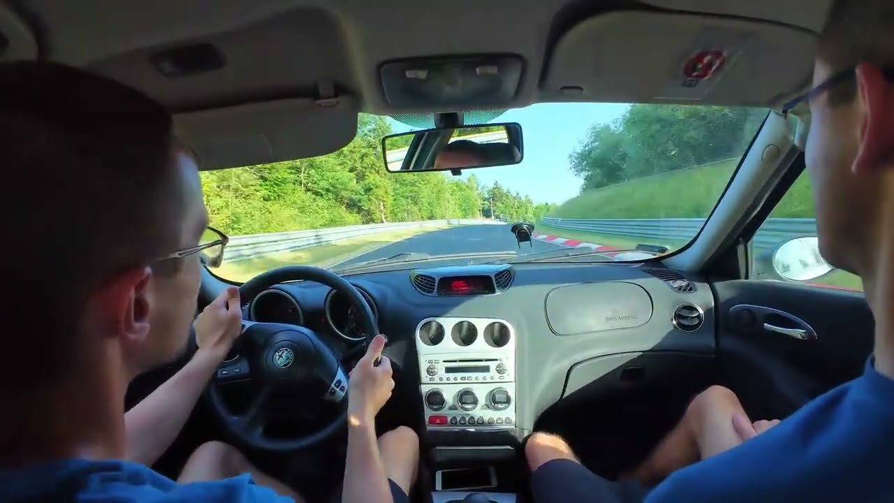 No traffic Nordschleife lap in my Alfa Romeo 156