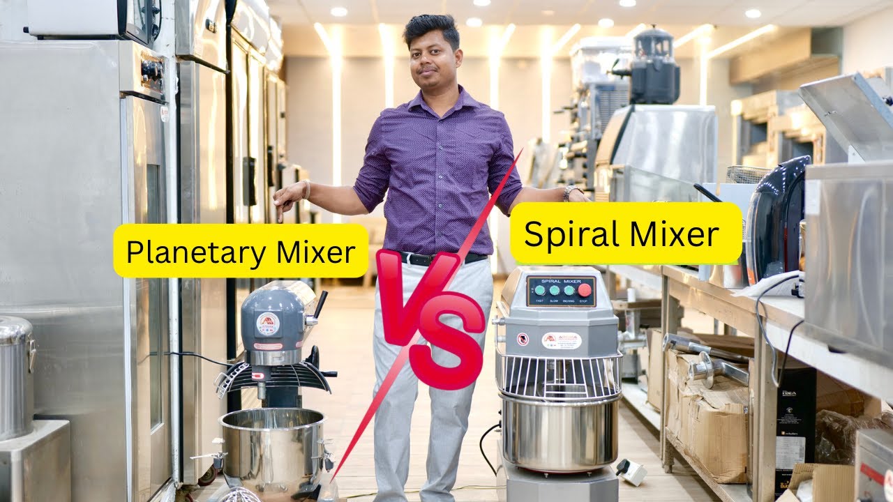 Spiral Mixer vs Planetary Mixer Difference | which mixer is Suitable for Bakery Business 2022