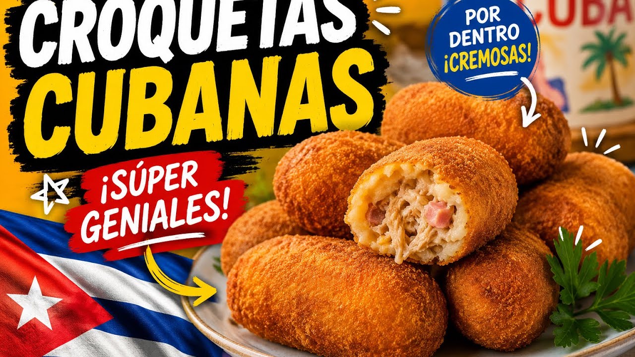 Cómo hacer Croquetas Cubanas 🇨🇺 / Croquetas Cubanas .
