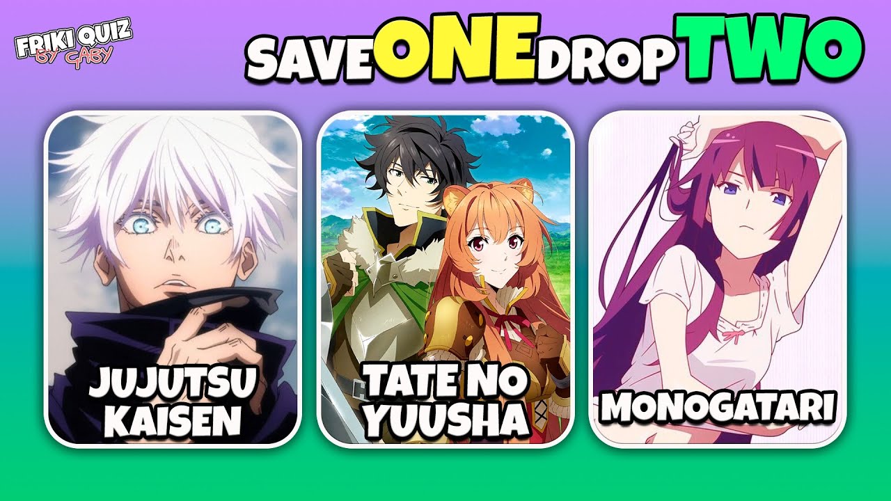 SAVE ONE DROP TWO (SAME ANIME OPENING) | ANIME QUIZ