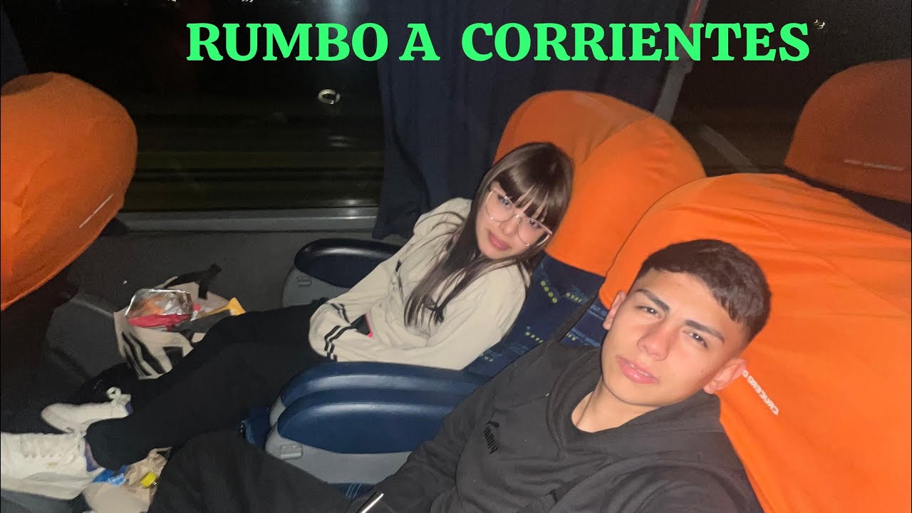 viajando hacia Corrientes🚌🧳