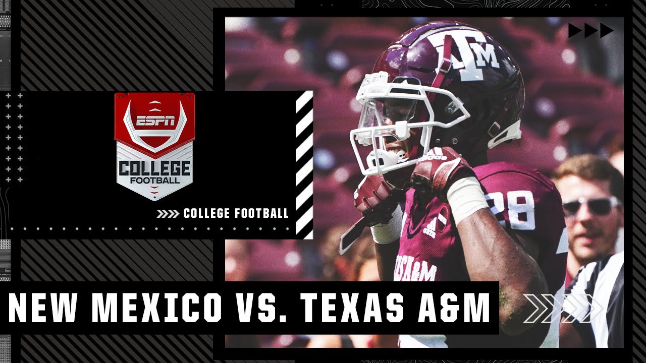 New Mexico Lobos at Texas A&M Aggies | Full Game Highlights