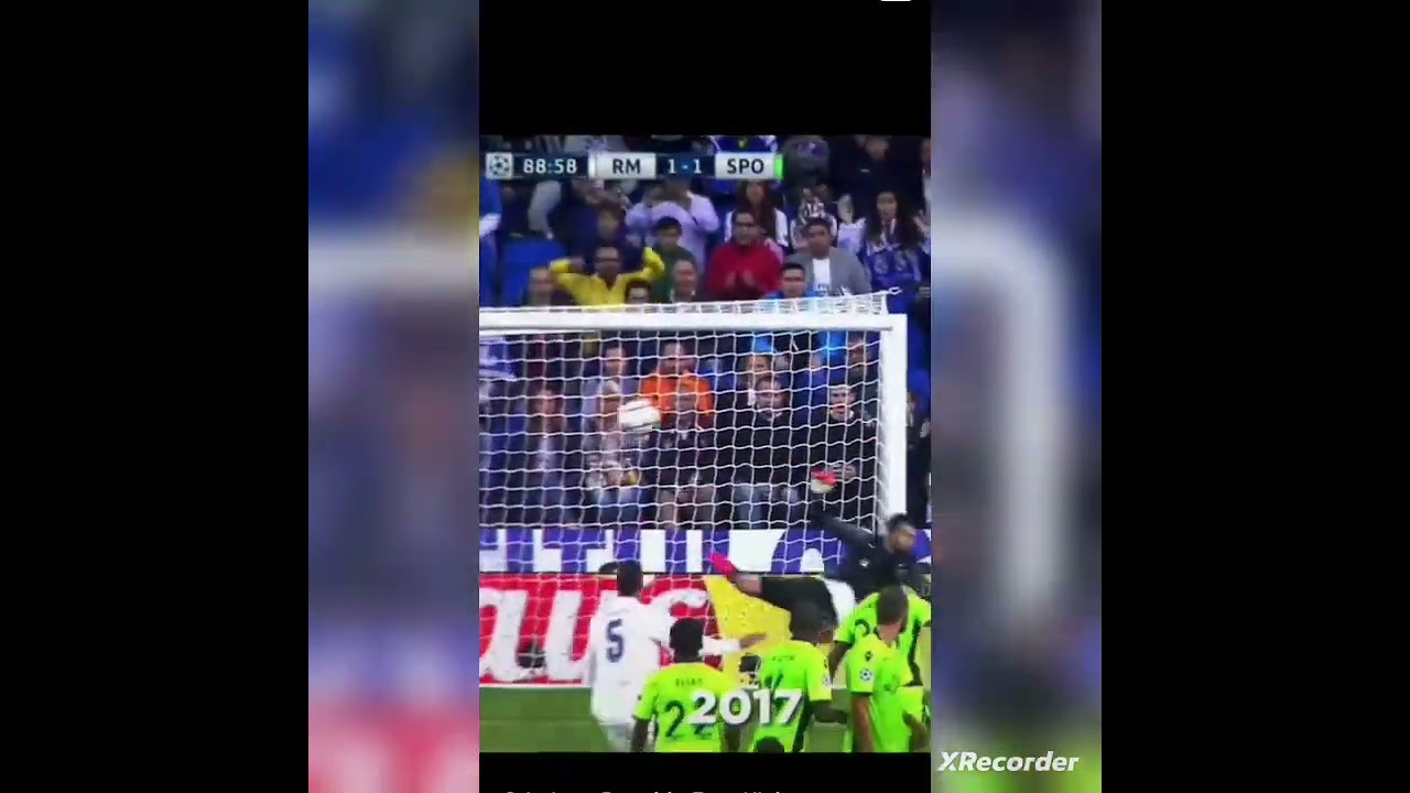 cristiano ronaldo free kick evolution 