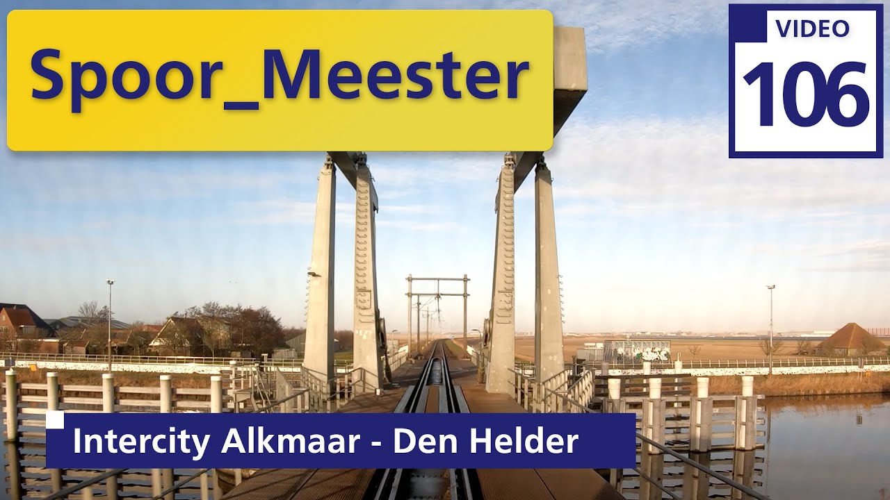 (4K) #railroad NS Treinen | Rij mee met de #machinist in de #intercity Alkmaar naar Den Helder (106)