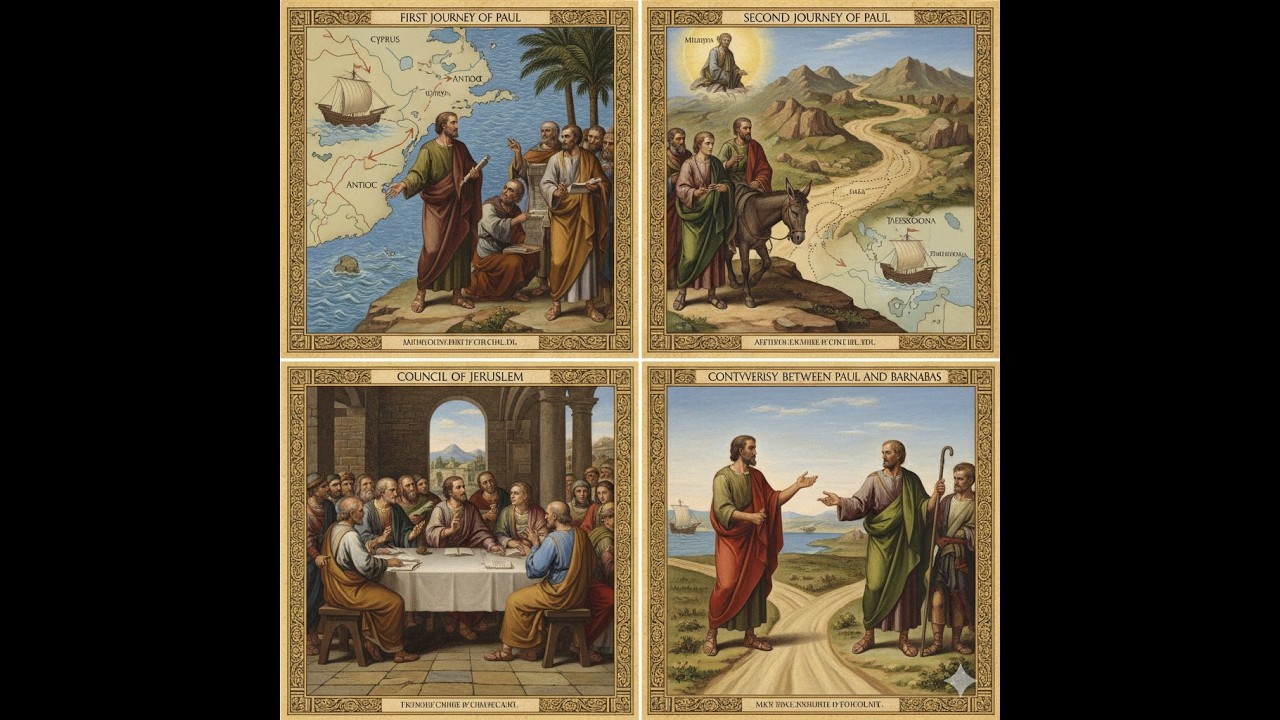 Teologia Básica Fatesa: As Viagens de Paulo e o Primeiro Concílio da Igreja -  Lições 7 e 8.
