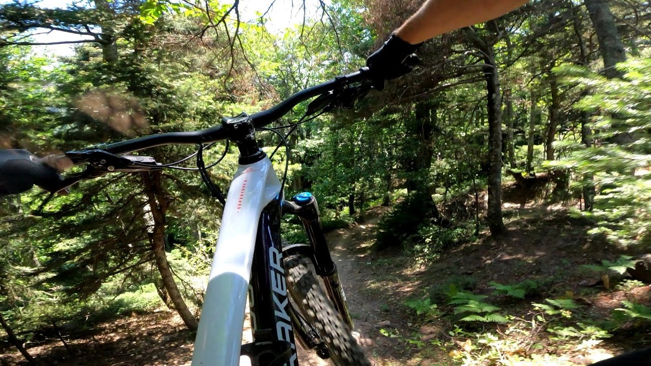 First hits with the new MONDRAKER SUPERFOXY feels amazing on Dirfi's trails... Big bear POV
