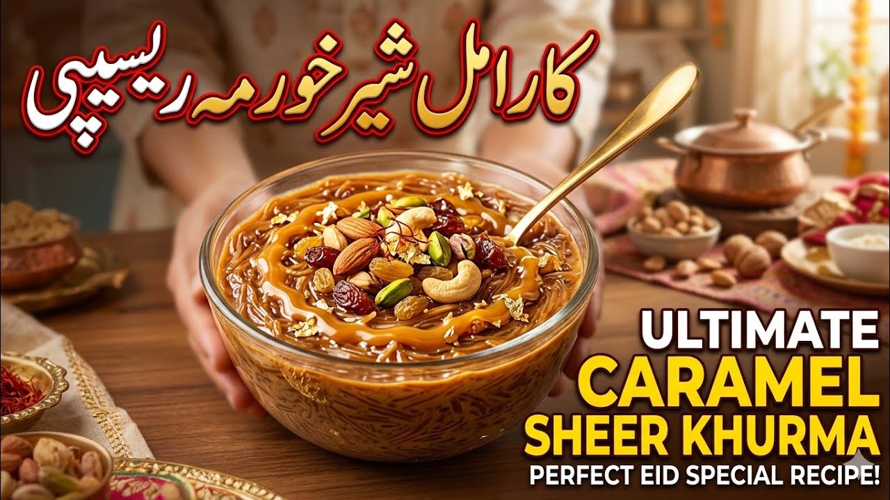 Most Popular Desert Caramel Sheer Khurma |Eid Special Sheer Khurma Recipe | Brst Desert Caramel 