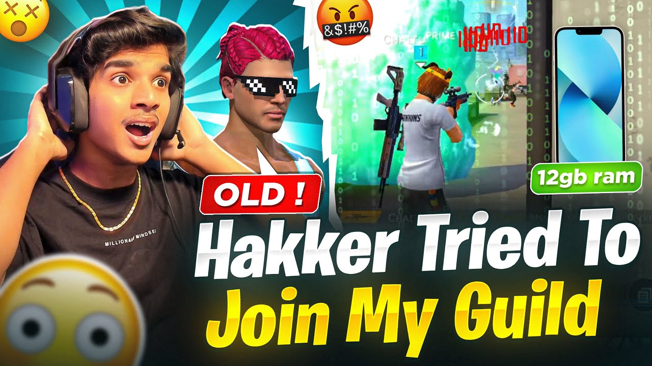 📱🤬 12GB RAM MOBILE OLD HACKER TRIED😱 JOIN GUILD🔥 | 1 VS 4 ⚔️ | FREE FIRE IN TELUGU 🇮🇳 #dfg #freefire