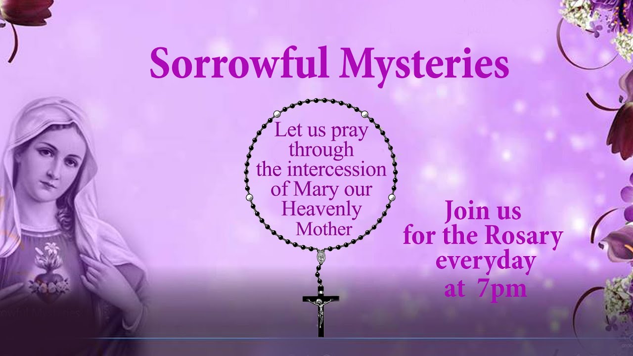 The Holy Rosary | Sorrowful Mysteries | 30 January 2026