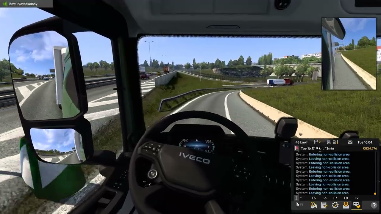 Convoy! Same job, different weather! ETS2 Sweet Truck Haul with Turkey Salad Boy, Miles between us