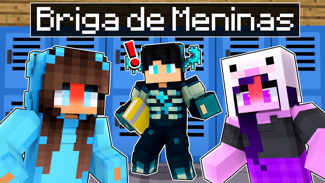 AS MENINAS da escola de MONSTROS BRIGARAM POR MIM no Minecraft