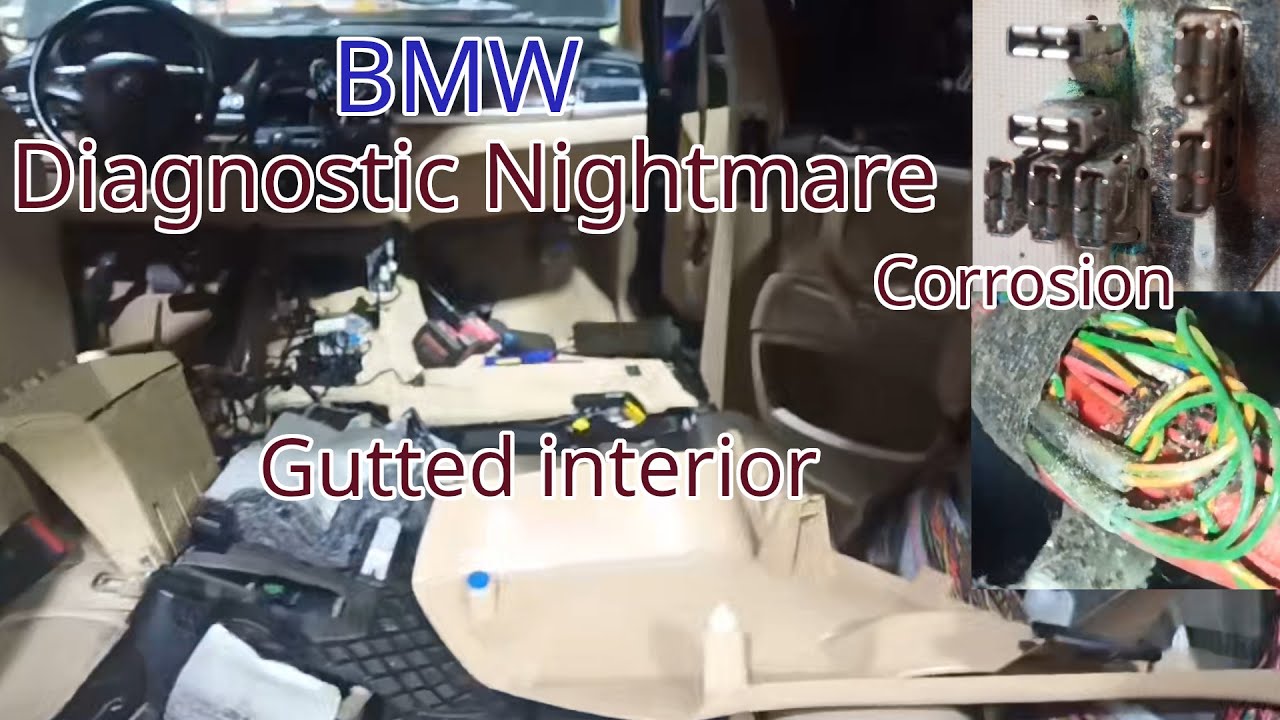 Диагностика неисправности проводки BMW X5