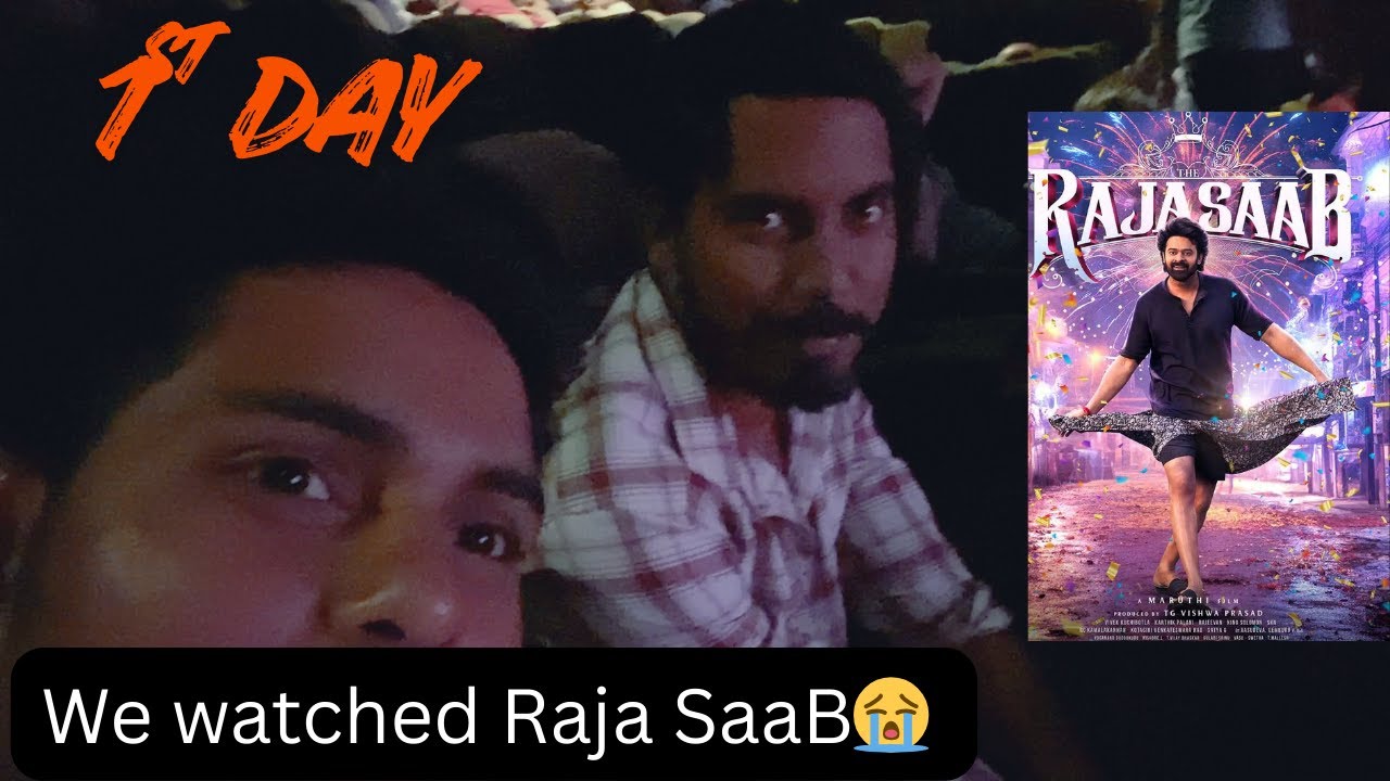 Raja Saab movie 1st day velinam 🥴Vlog and Honest review #rajasaab #tollywood #prabhas