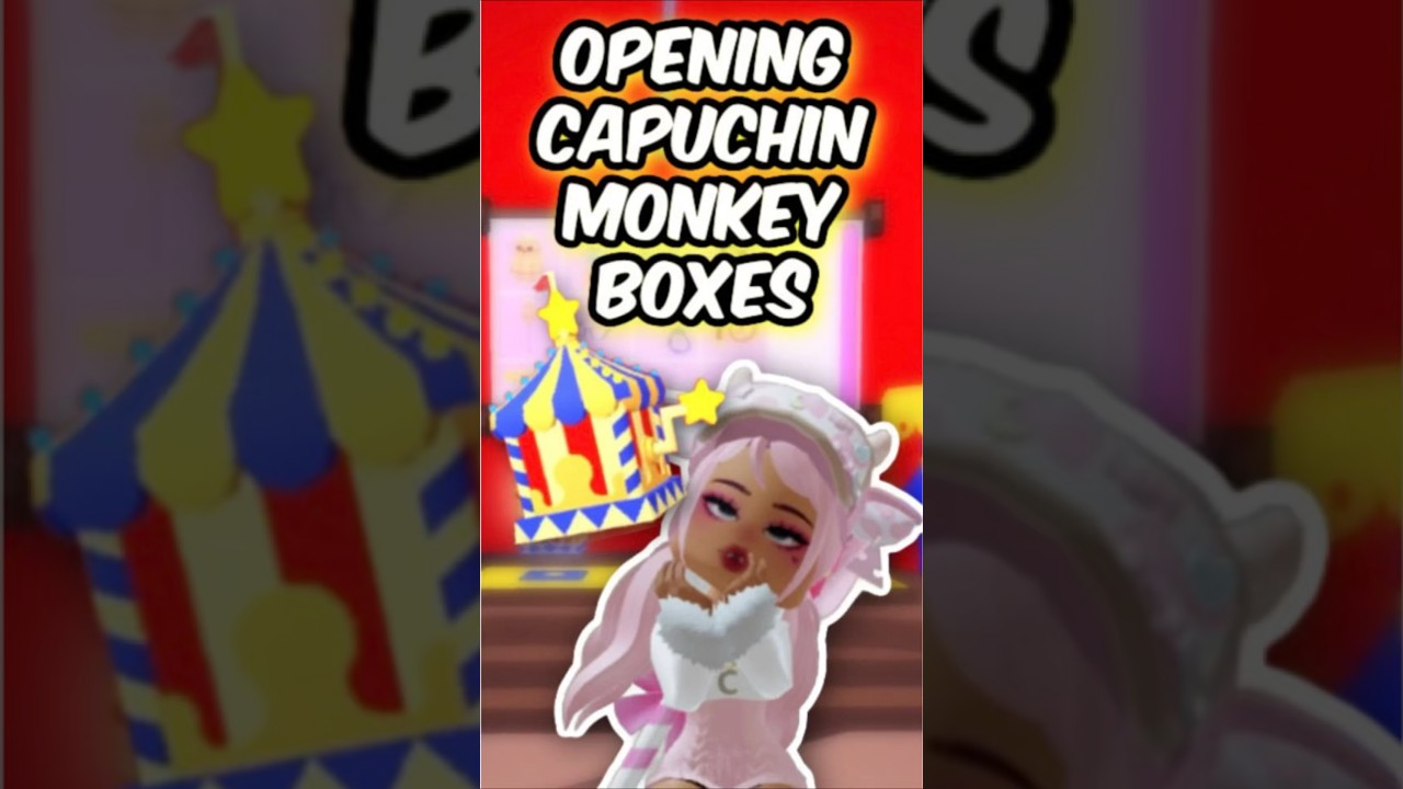 OPENING CAPUCHIN MONKEY BOXES in Adopt Me! Full video on FreshCut @candycrewplays #adoptme #roblox