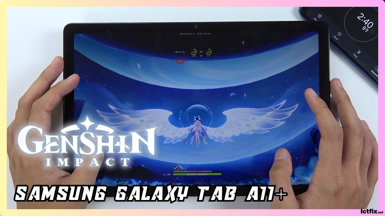 SAMSUNG GALAXY TAB A11+ Genshin Impact Gaming Test | Dimensity 7300