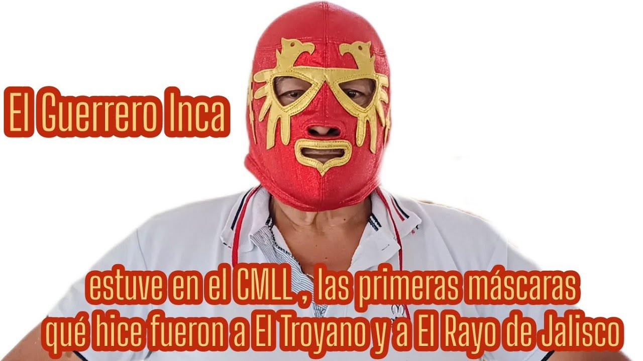 EL GUERRERO INCA-estuve en el CMLL, las primeras m&aacute;scaras qu&eacute; hice fueron al Troyano y a Blue Demon
