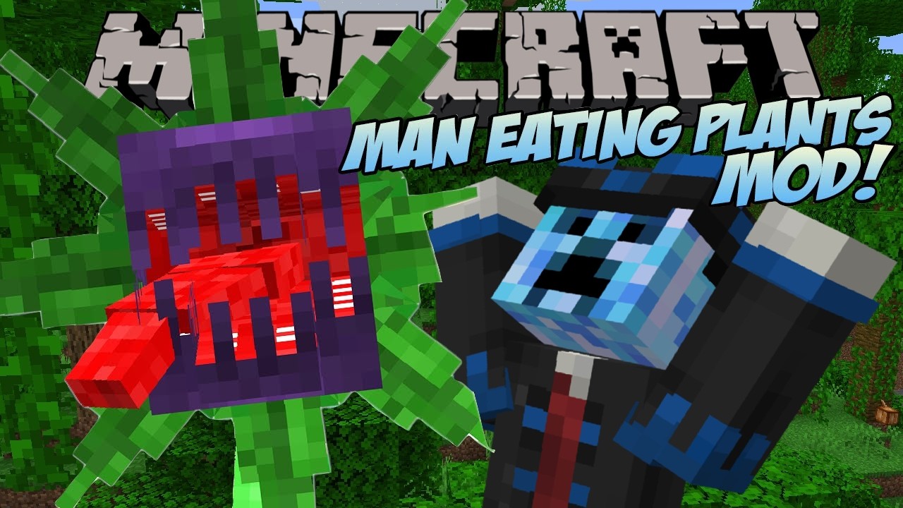 Minecraft | MAN EATING PLANTS MOD! (Mowzie’s Mobs) | Mod Showcase 1.7.10