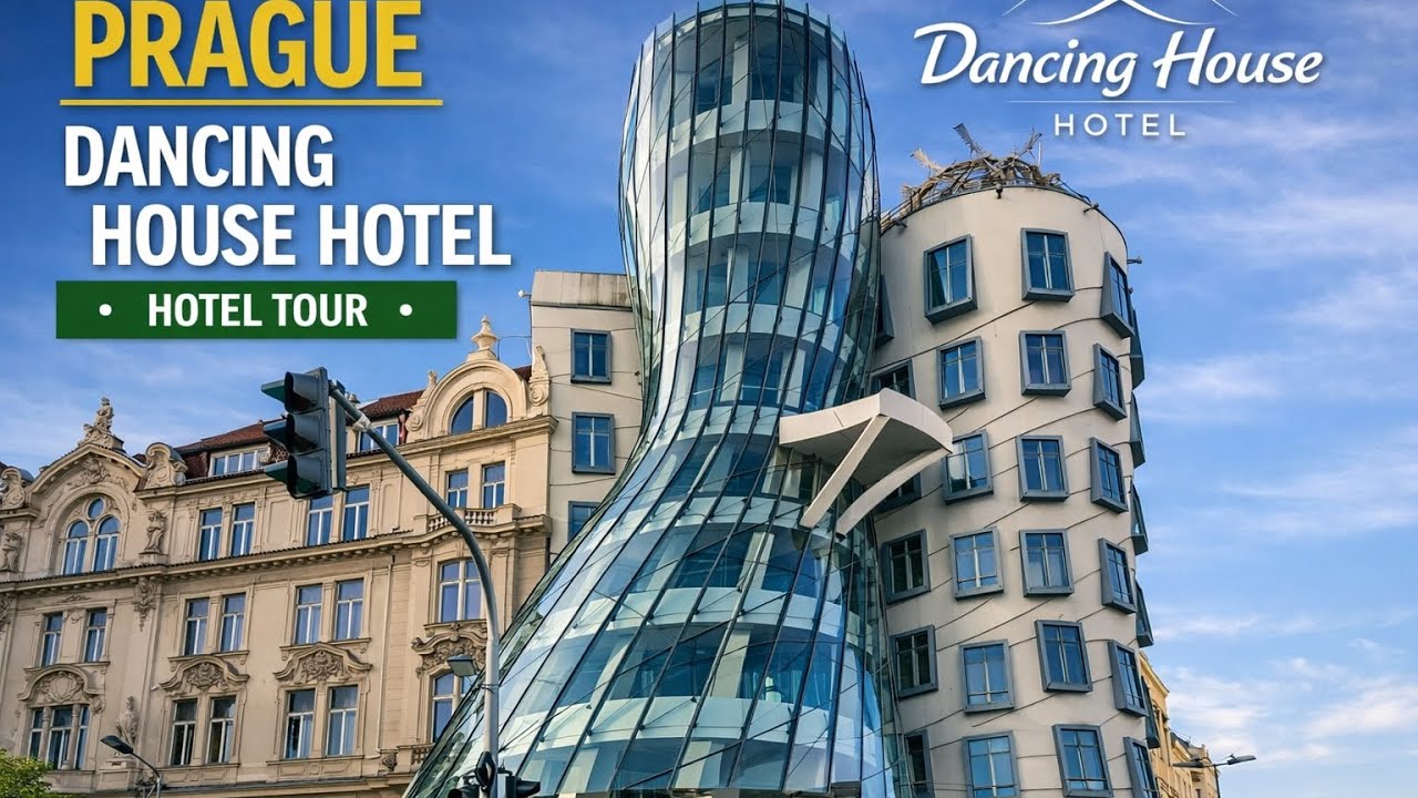 [4K] Hotel Tour | 🇨🇿 PRAGUE, Dancing House Hotel - Tanč&iacute;c&iacute; dům hotel