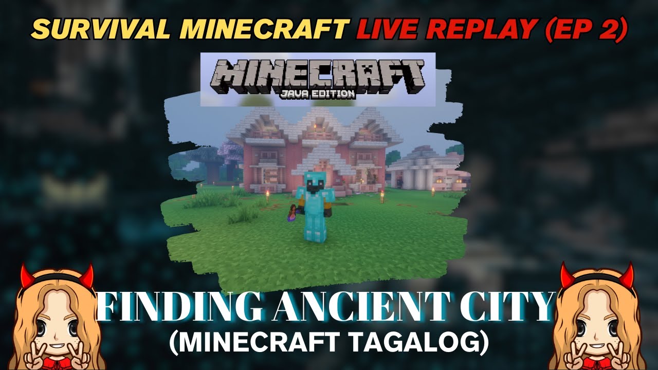 Finding Ancient City in Survival Minecraft Server - Java Edition | Live Replay (Episode 2)