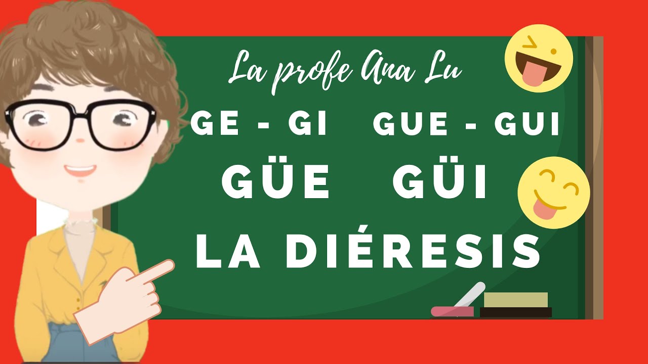 GUE, gui, GE, gi y la🎈🎈 DIÉRESIS.🎈🎈PARA NIÑOS🎈🎈Fácil😂😂
