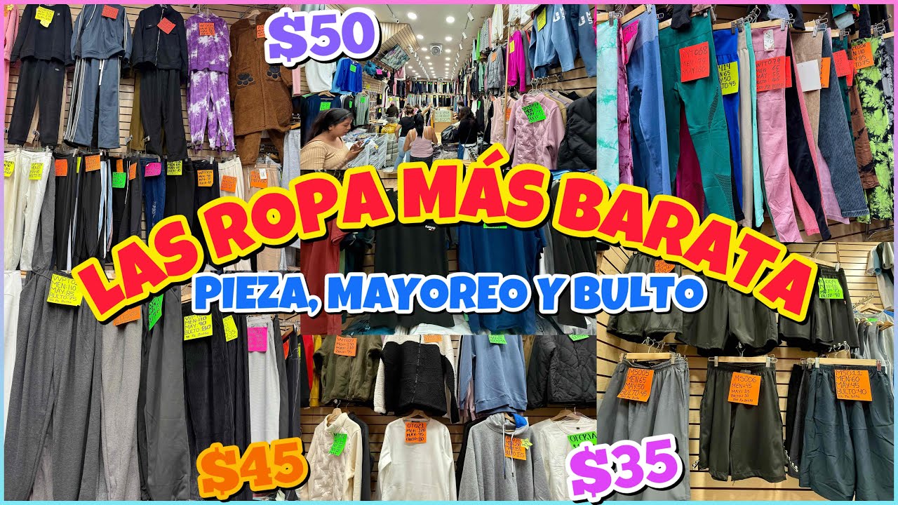🤑MEGA TIENDA BARATA / &iexcl;PRECIOS DE BULTO desde 1 PIEZA!😱 /ROPA BARATA Y BUENA CALIDAD / CENTRO CDMX