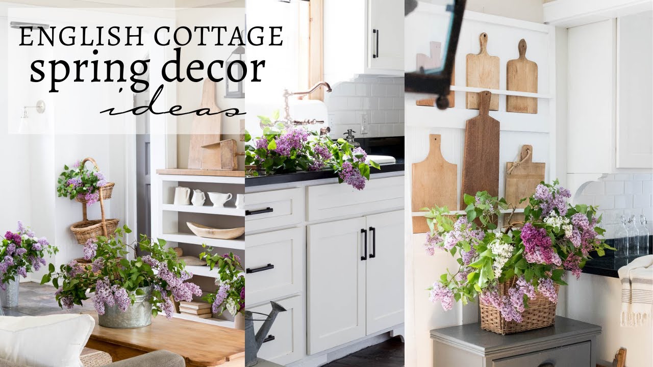 8 English Cottage Inspired SPRING Decor Ideas!