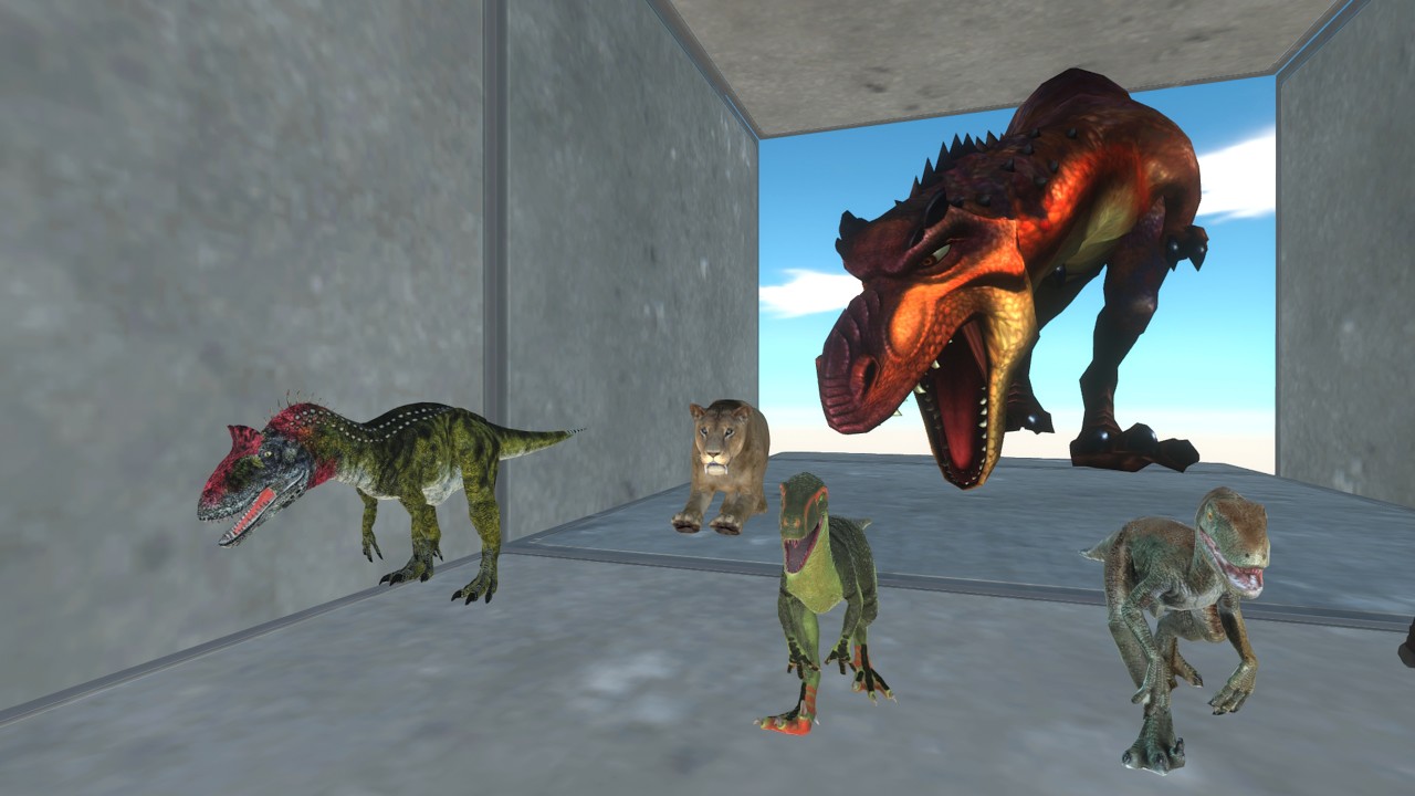 Dinosaur Pipe Challenge - The Red Dinos are Hunting