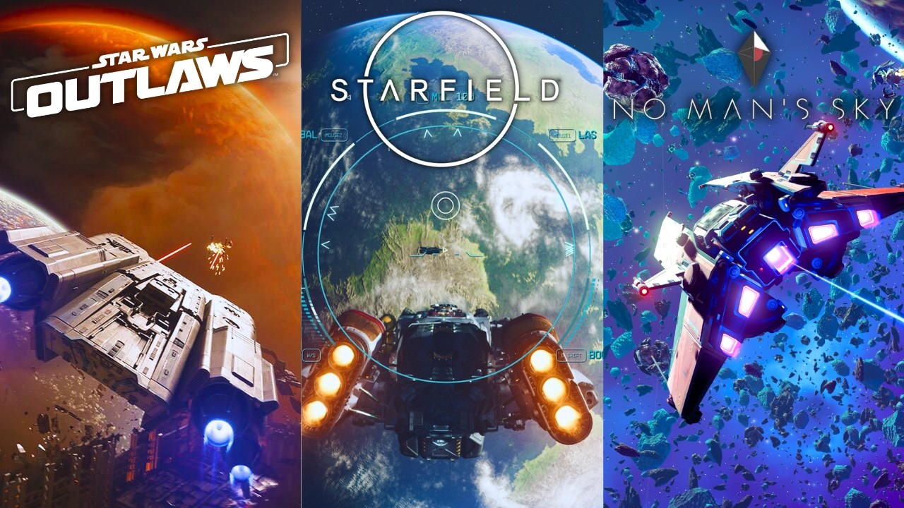 Star Wars Outlaws vs. Starfield vs. No Man's Sky | Hyperspace Comparison