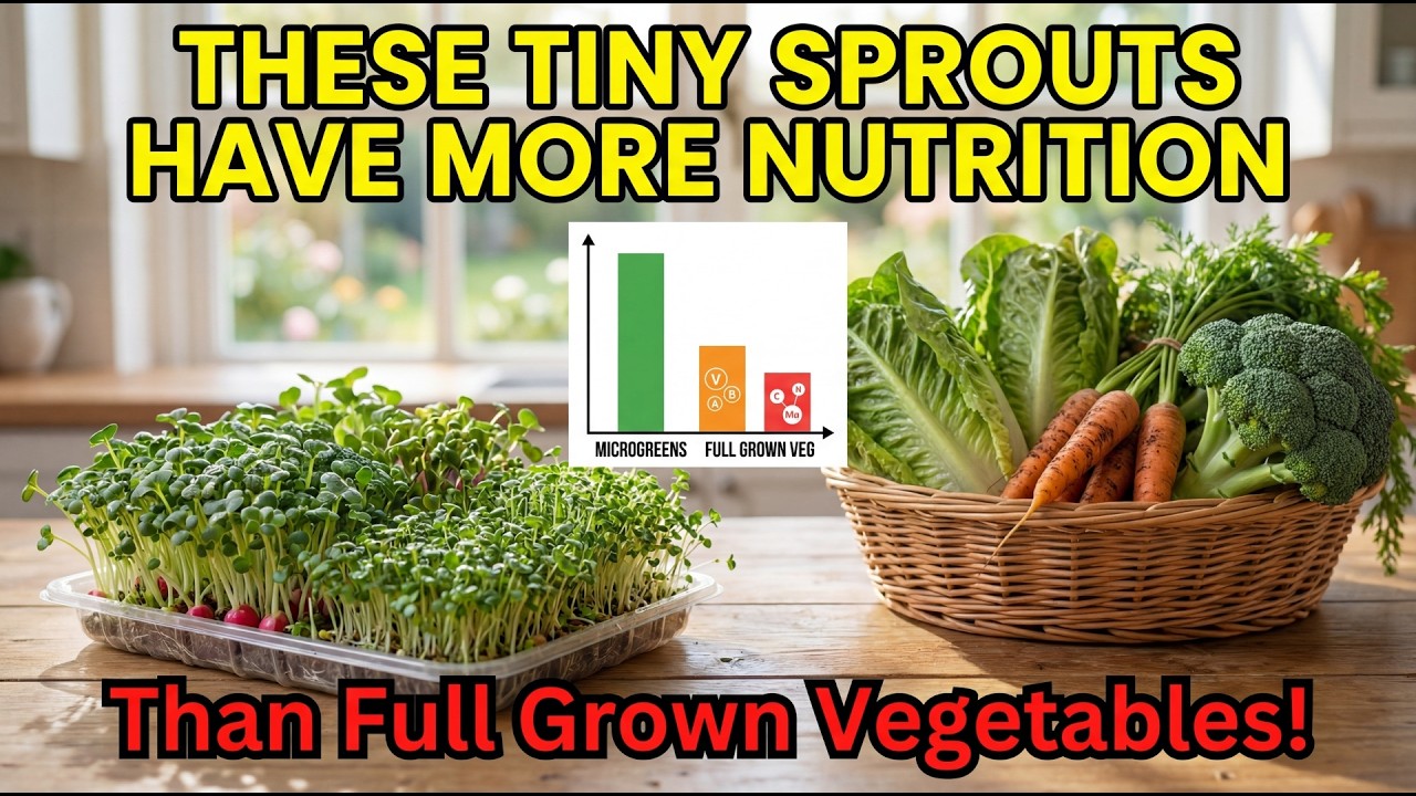 These Tiny Sprouts Have MORE Nutrition Than Full Grown Vegetables!