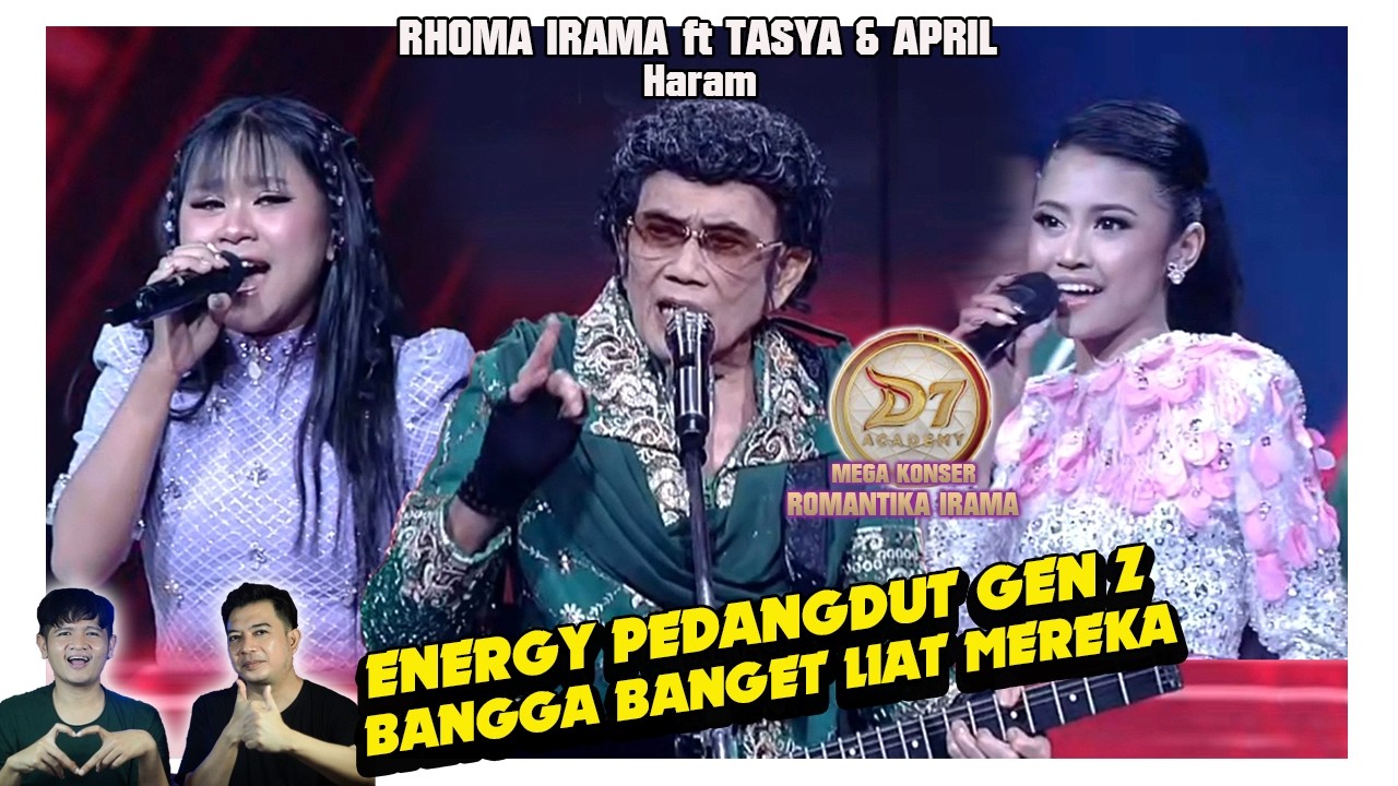 Ga berhenti bangga sama Tasya & April, Kolaborasi bareng Raja Dangdut Rhoma Irama. Haram
