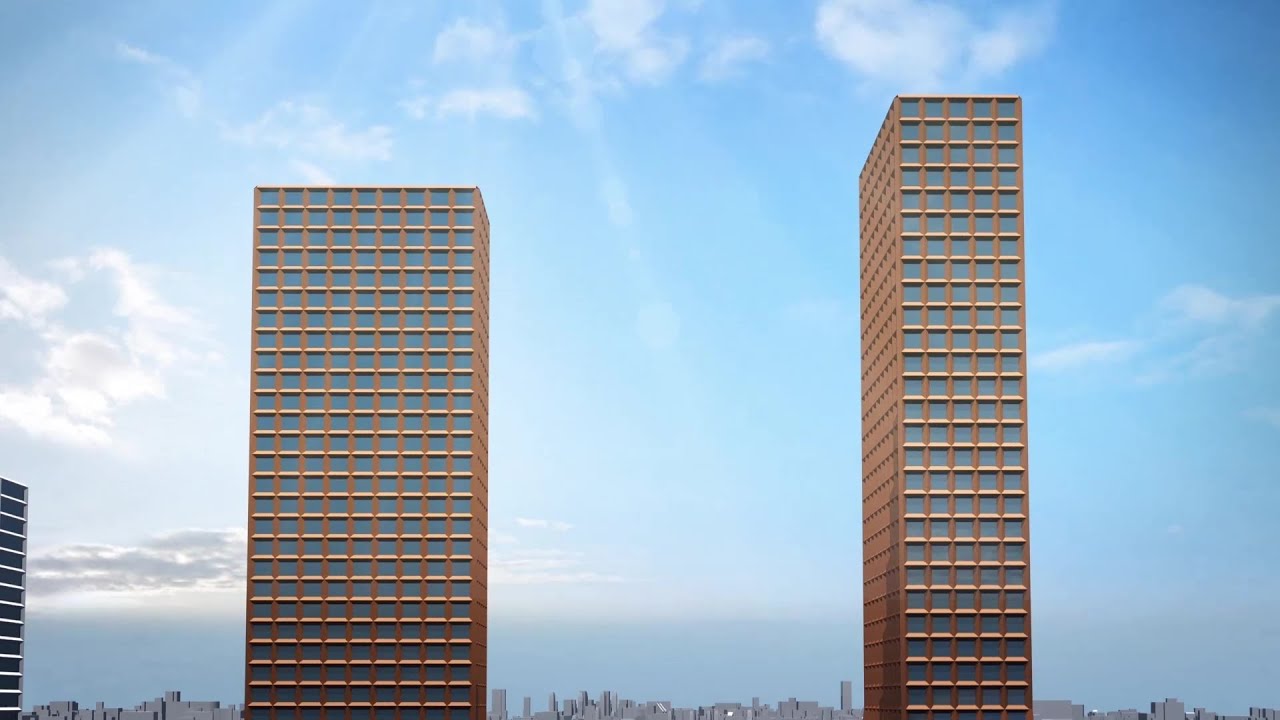Twin skyscraper designs unveiled for Brooklyn waterfront