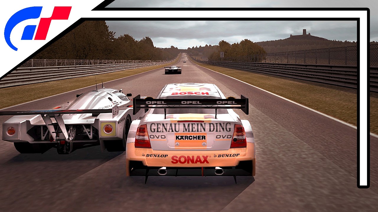 Gran Turismo 4 Spec II - Nurburgring - Opel Astra DTM vs Sauber Mercedes C9