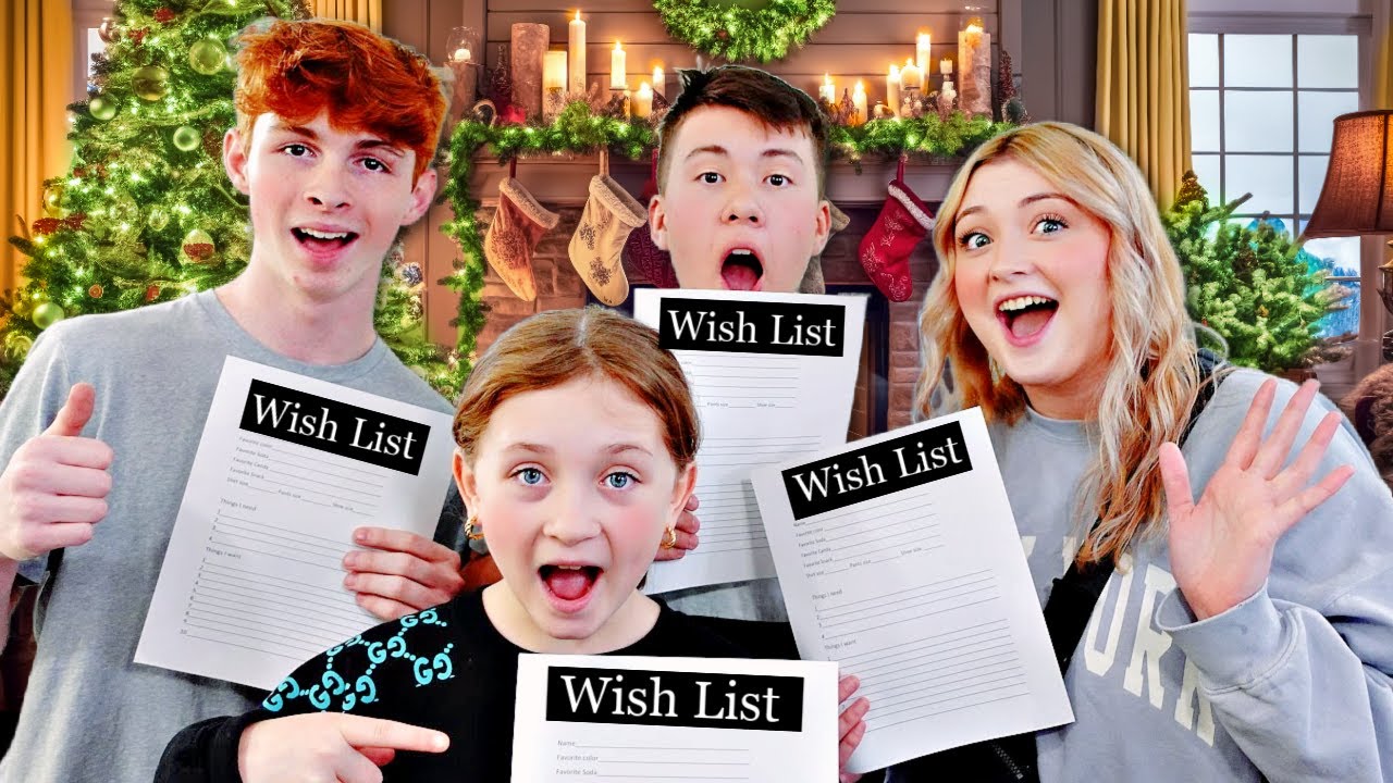 Wish Lists! What do they want for Christmas??