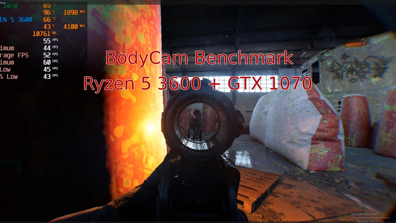 R5 3600 + GTX 1070 | BodyCam